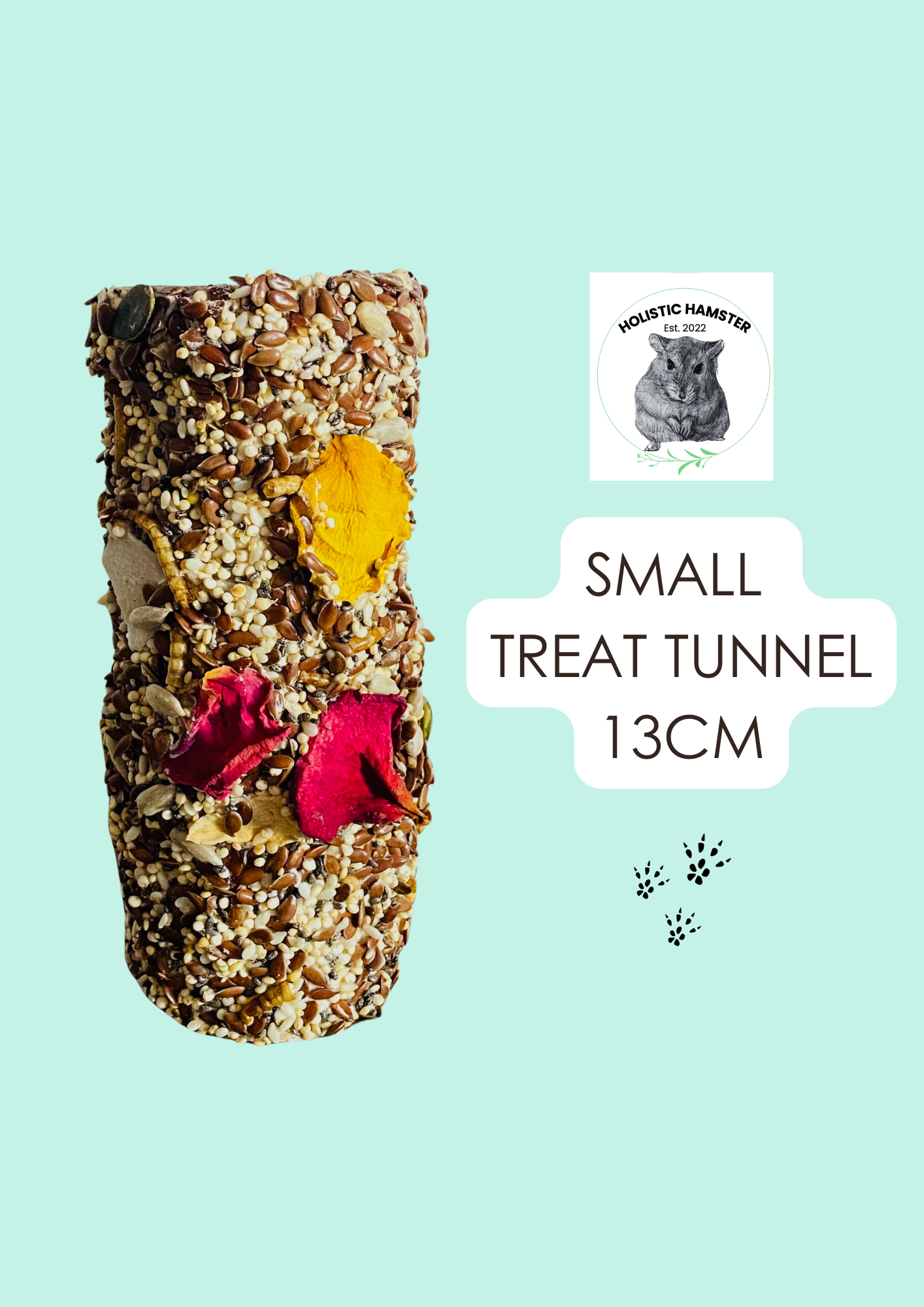 Treat Tunnel: Small - Holistic Hamster - Tiny Tunnel For Hamstered Exercise